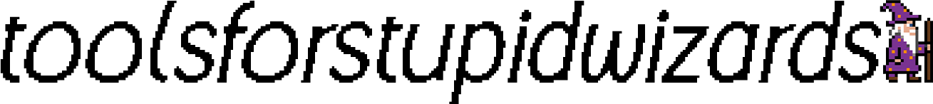 Tools for Stupid Wizards logo